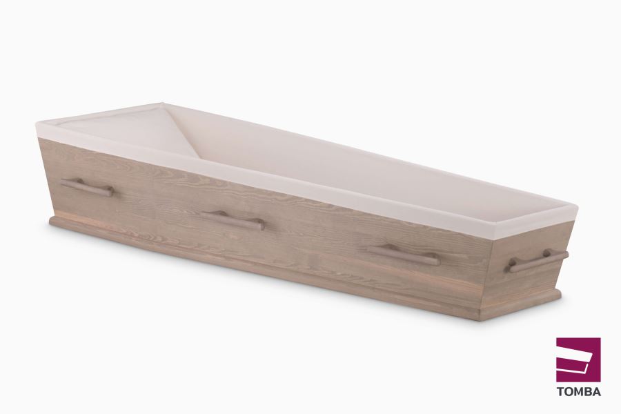 Grenen uitvaartkist